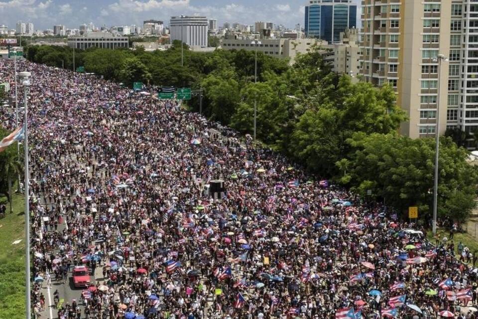 Proteste in Puerto Rico Proteste in Puerto Rico