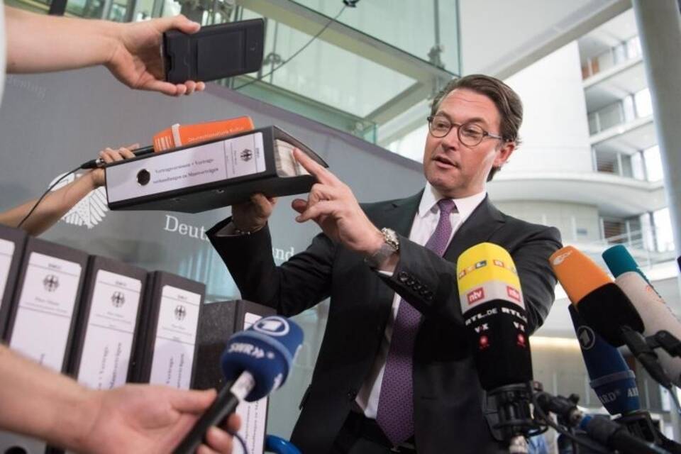 Bundesverkehrsminister Andreas Scheuer in Berrlin