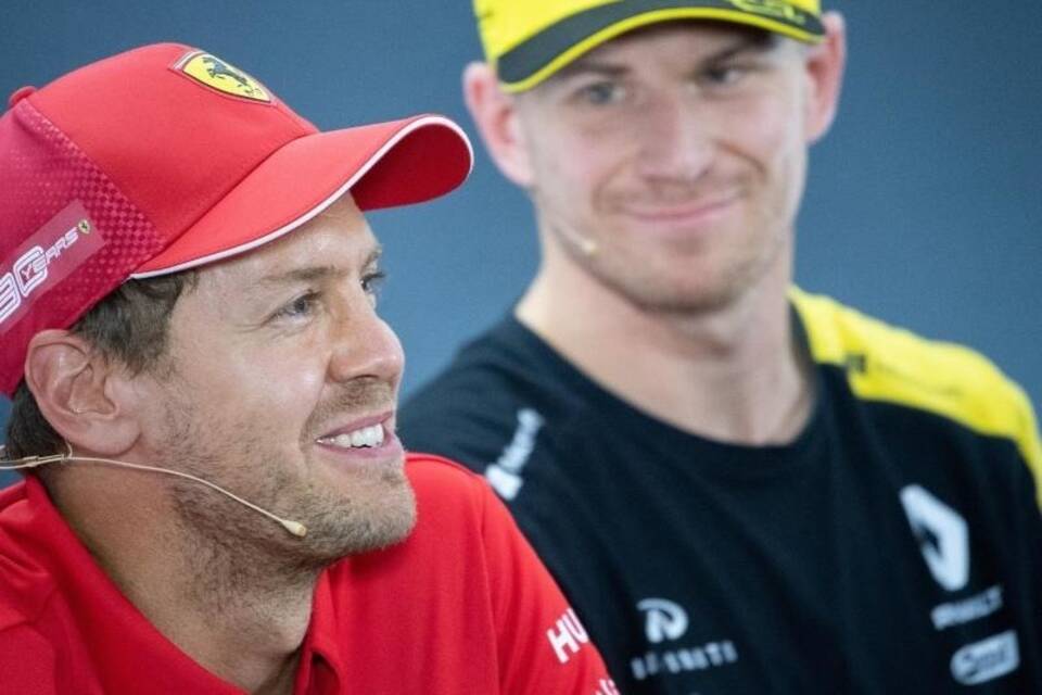 Vettel und Hülkenberg Vettel und Hülkenberg
