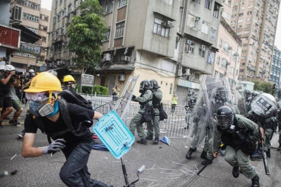 Demonstrationen in Hongkong