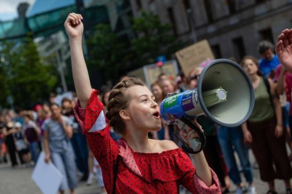 Klima-Aktivistin Clara Mayer