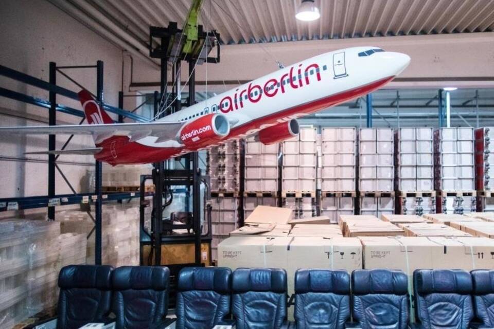 Versteigerung von Air-Berlin-Erinnerungsstücken Versteigerung von Air-Berlin-Erinnerungsstücken