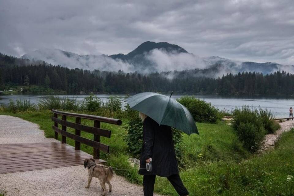 Regenwetter in Bayern