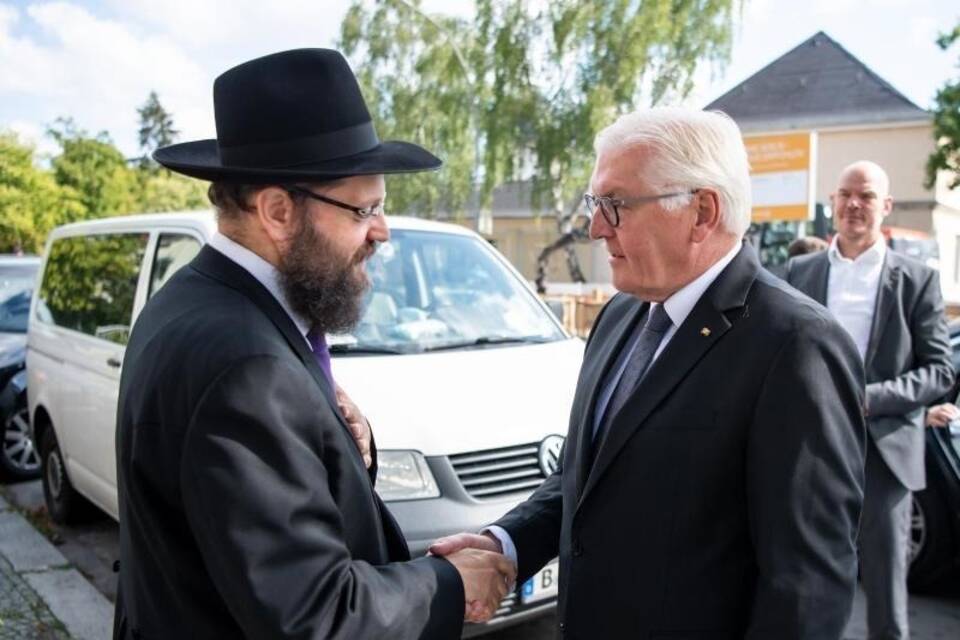 Bundespräsident Steinmeier trifft Rabbiner Teichtal