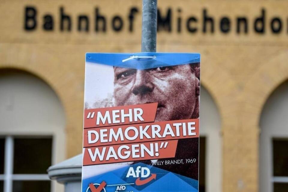 AfD wirbt mit Willy Brandt