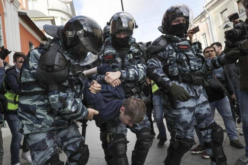 Demonstrationen in Moskau