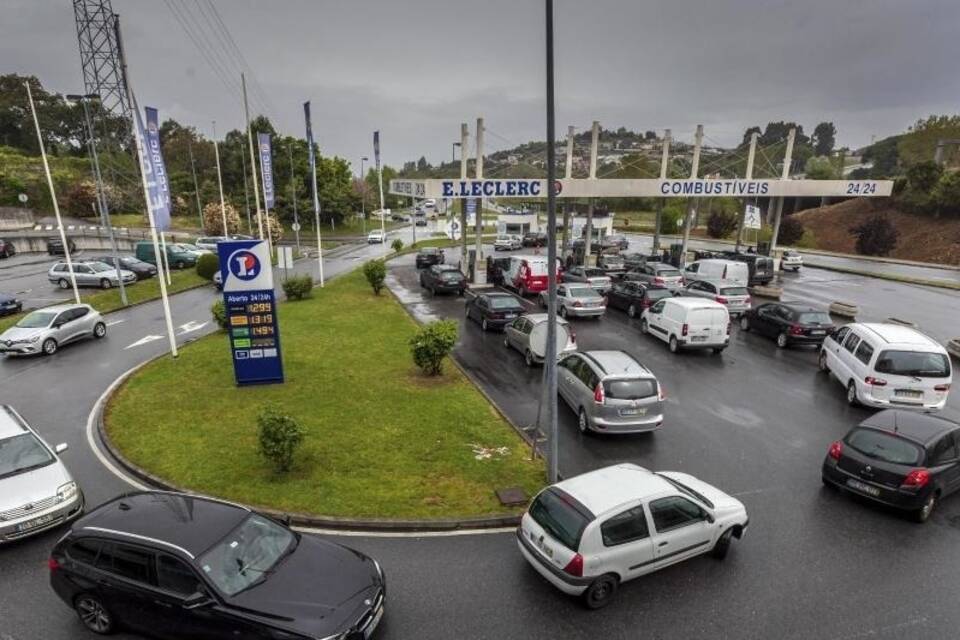 Portugals Tankwagenfahrer streiken Portugals Tankwagenfahrer streiken