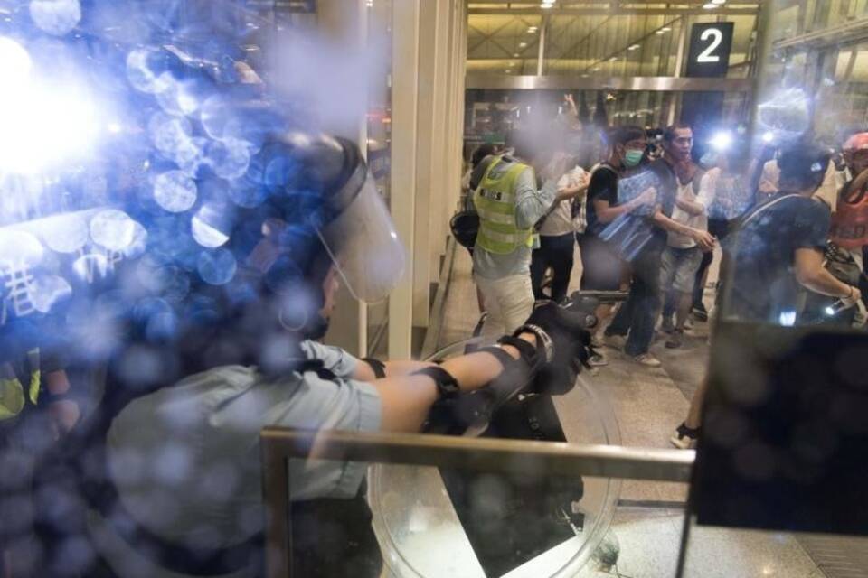 Konfrontation in Hongkong
