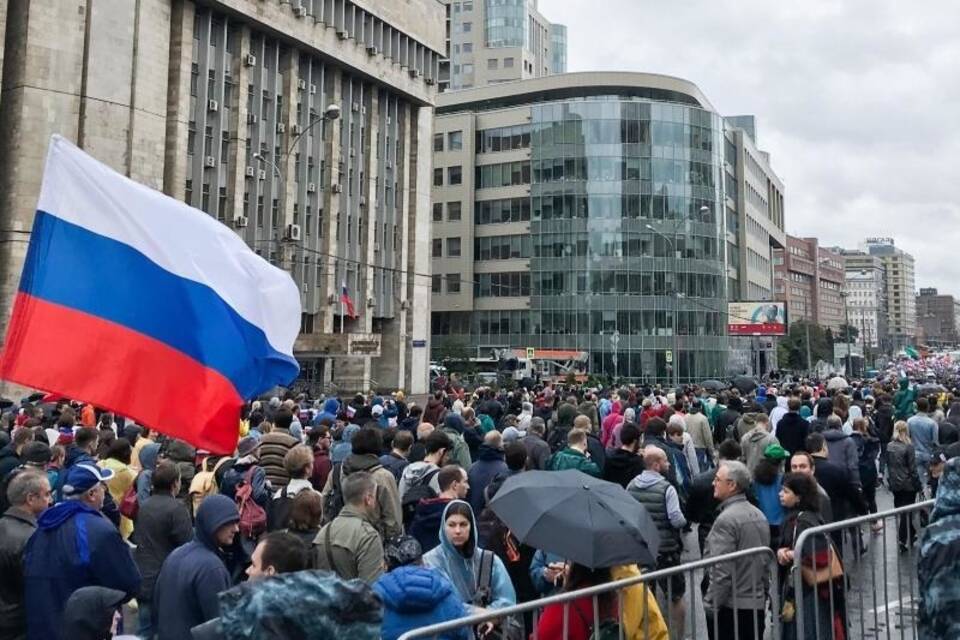 Demonstrationen in Moskau