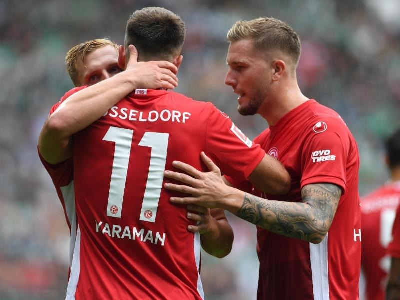 1 Spieltag Dusseldorf Uberrascht Rekord Erstligist Werder Bremen Spielberichte 1 Liga Rnz