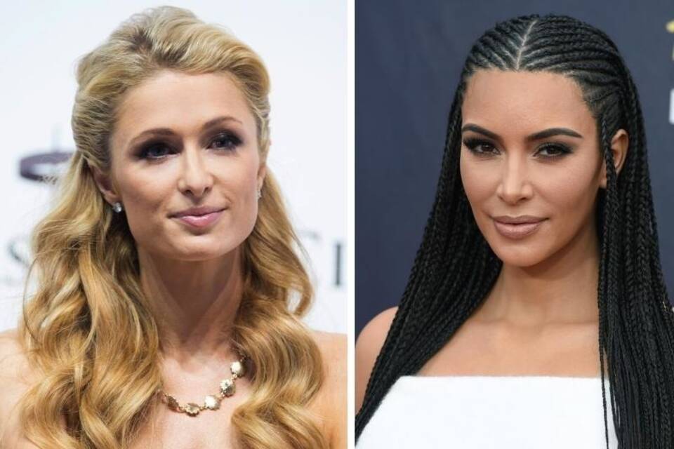 Paris Hilton + Kim Kardashian