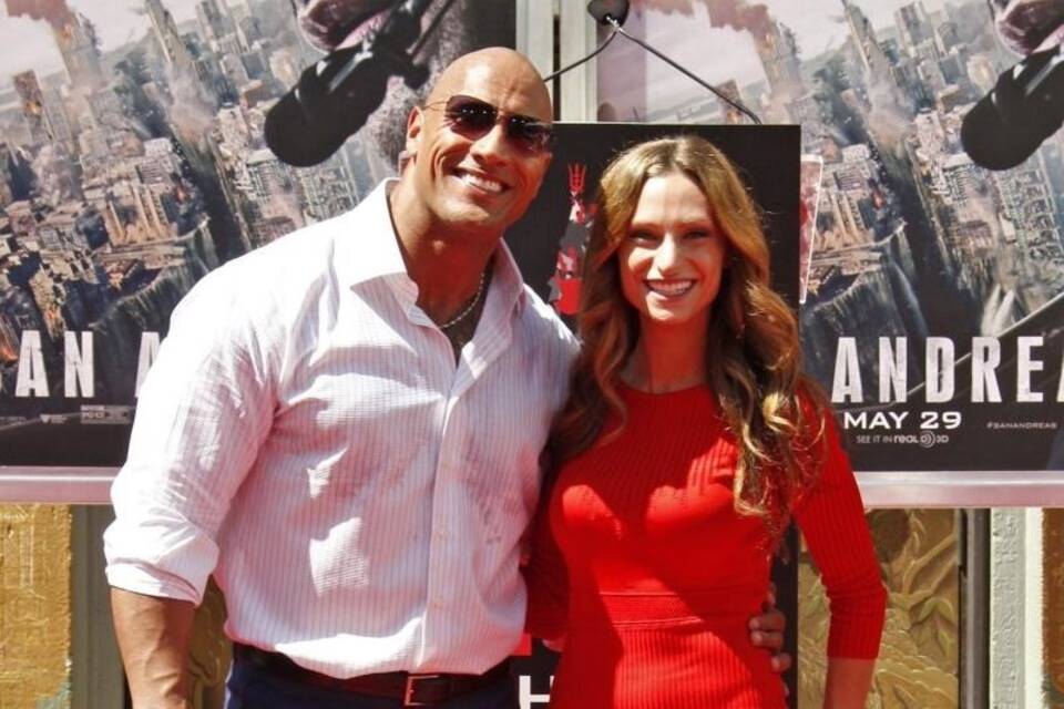 Dwayne Johnson & Lauren Hashian