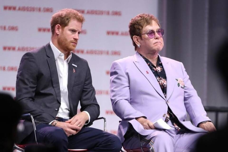 Elton John und Prinz Harry