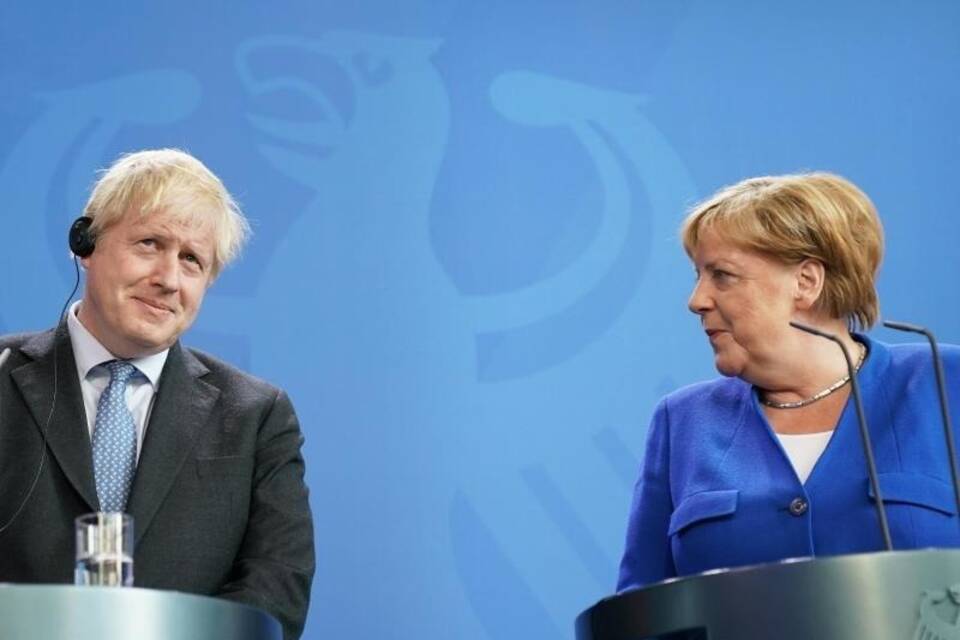 Britischer Premierminister Boris Johnson in Berlin