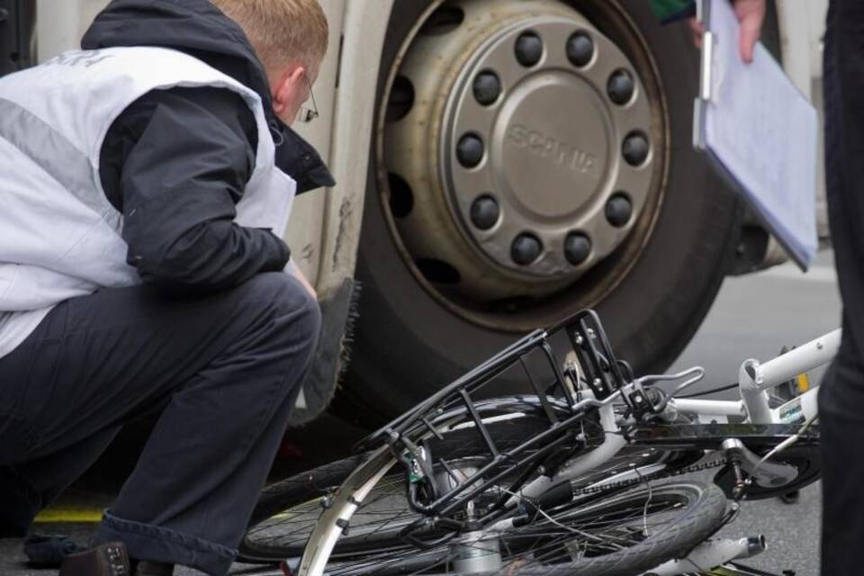 Fahrradunfall mit Lkw