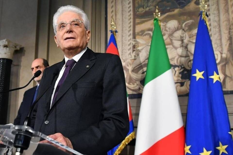 Präsident Mattarella