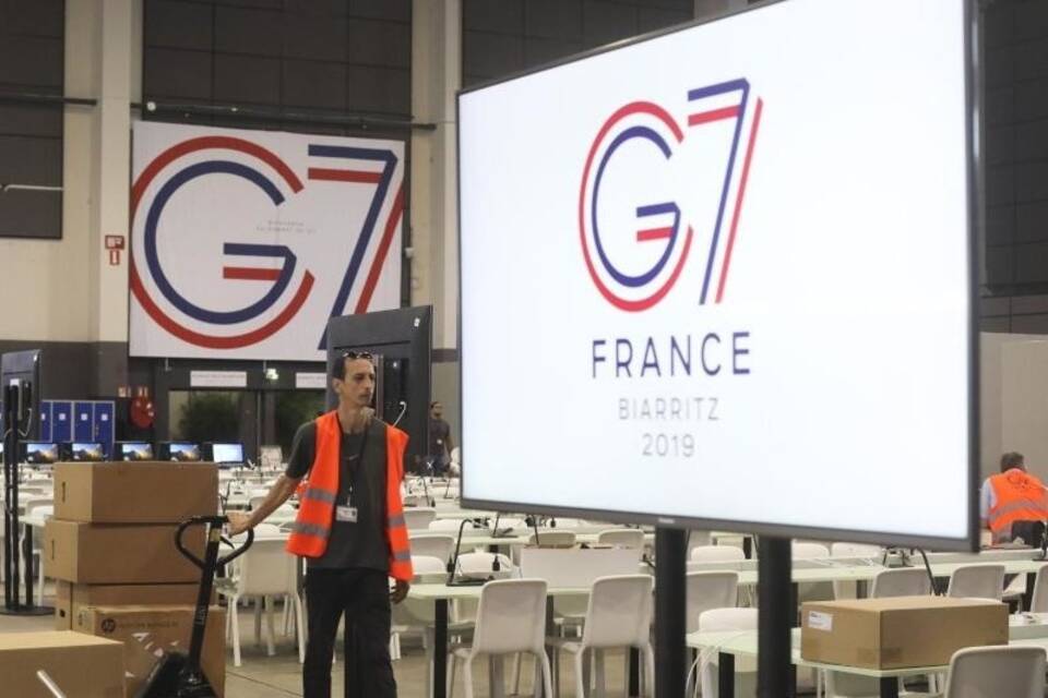 Vor G7-Gipfel in Biarritz Vor G7-Gipfel in Biarritz