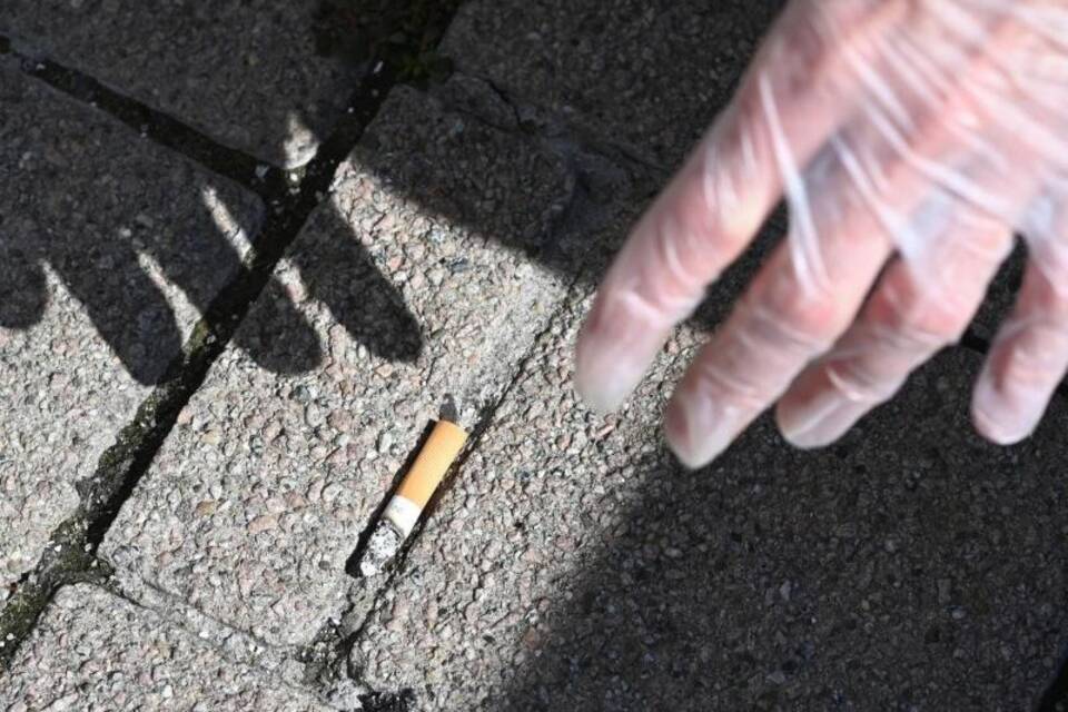 Zigarettenkippe
