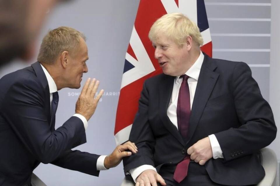 Tusk und Johnson