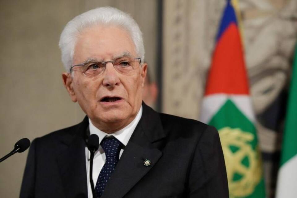 Italiens Staatspräsident Sergio Mattarella