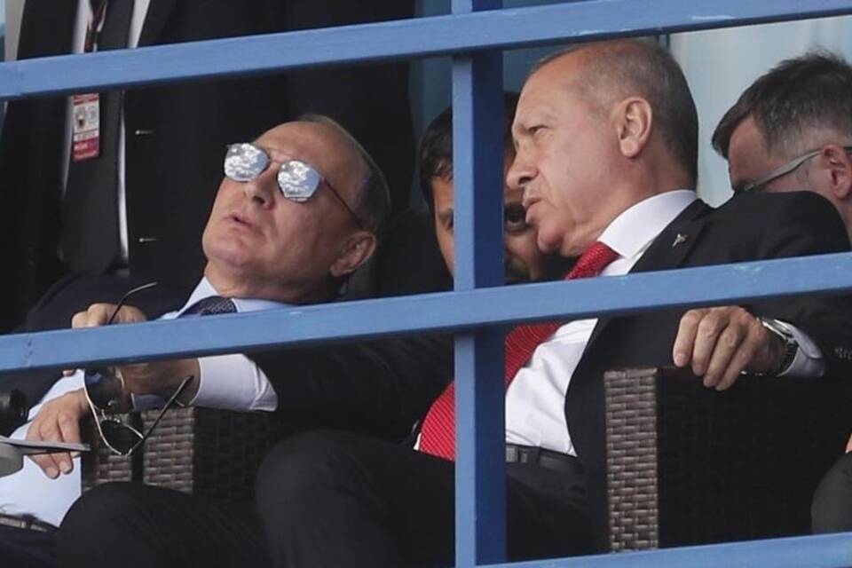 Putin empfängt Erdogan Putin empfängt Erdogan
