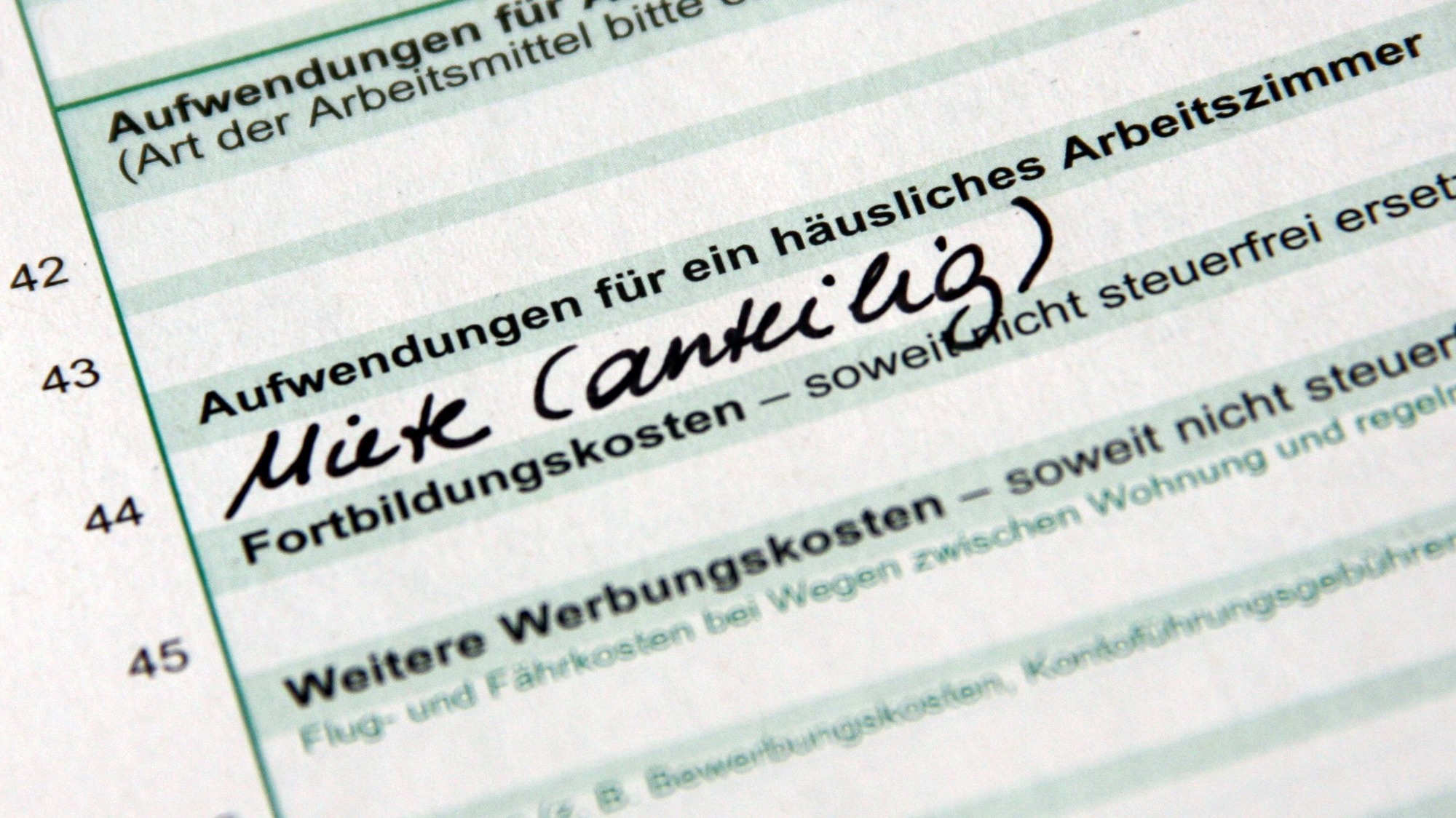 Steuerbonus Ein Schreibtisch Ist Noch Kein Arbeitszimmer