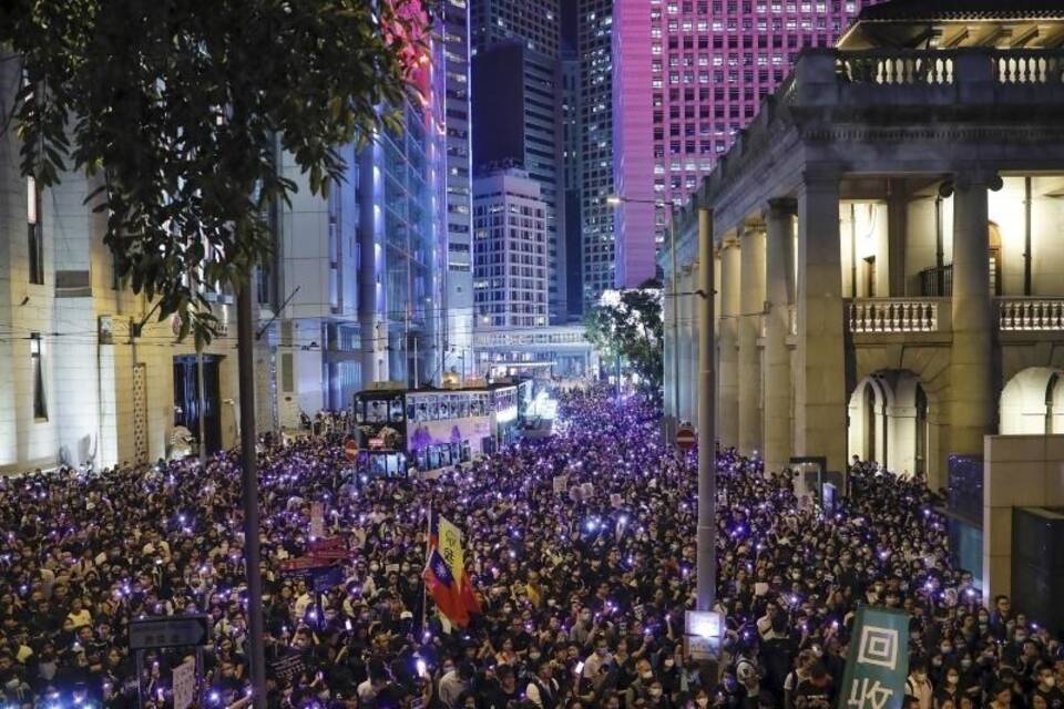 Proteste in Hongkong Proteste in Hongkong