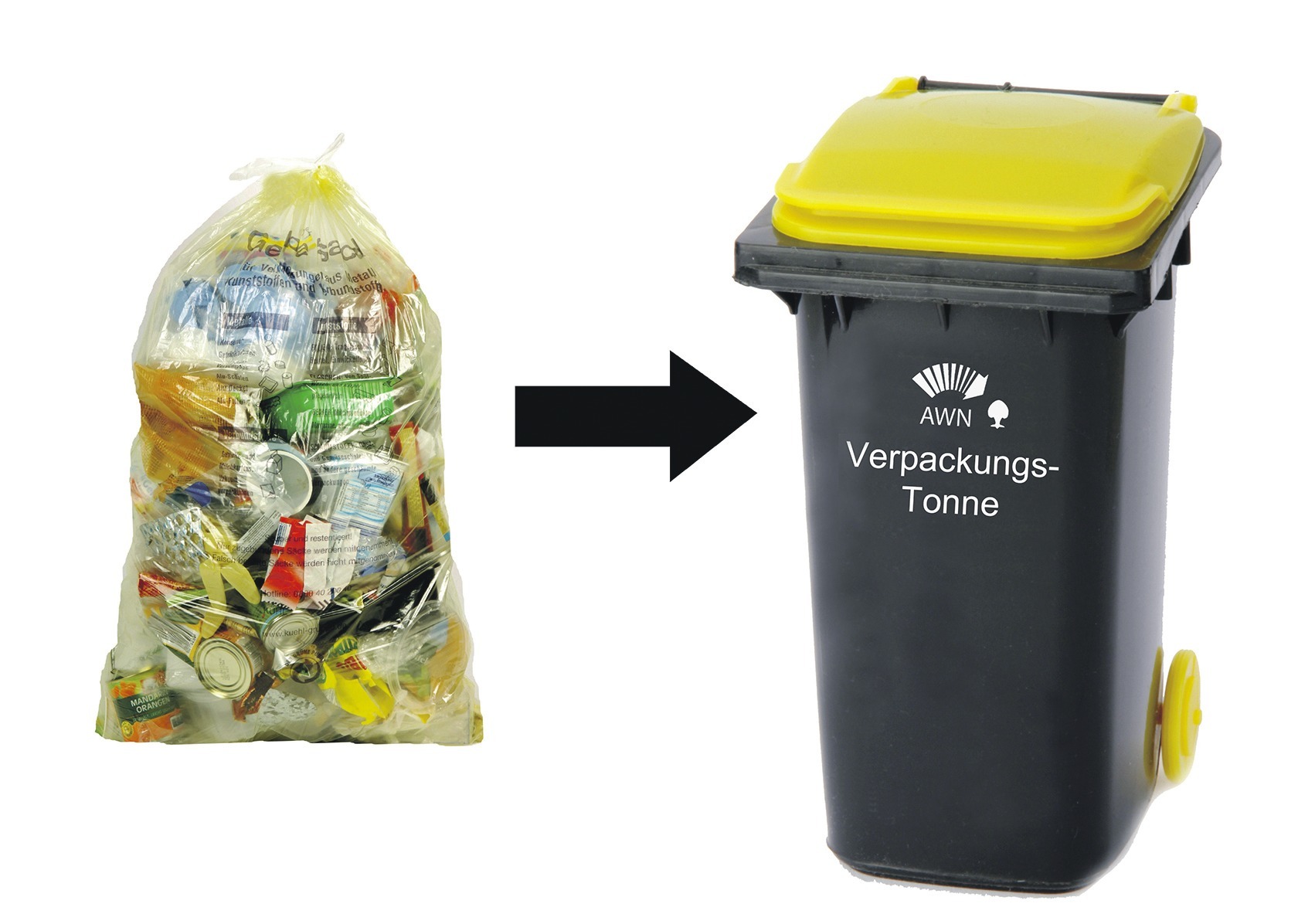 Gelben Verpackungstonne Der Gelbe Sack Ist Nachstes Jahr