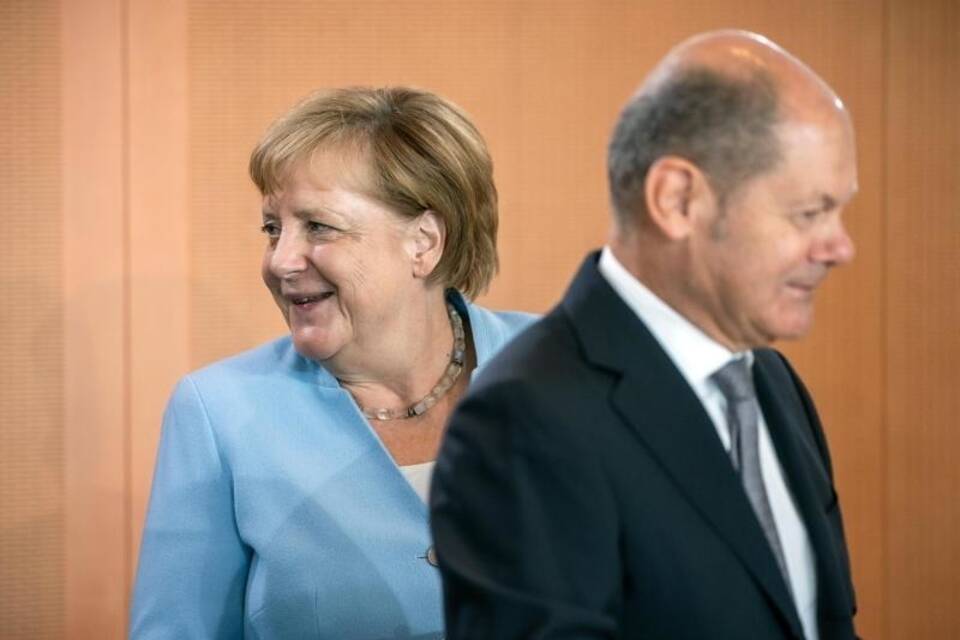 Merkel und Scholz