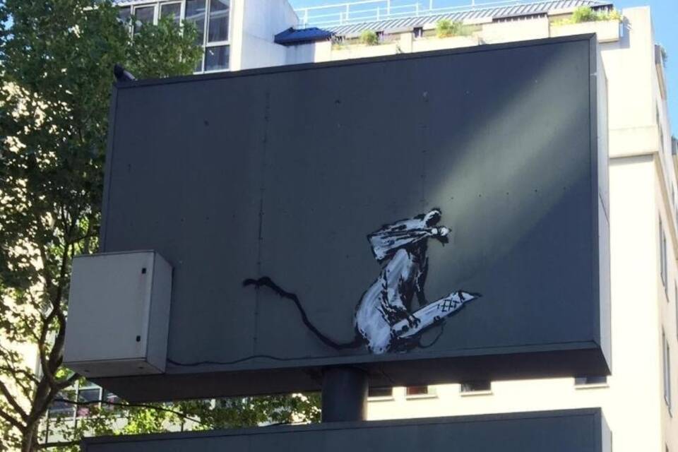 Banksy-Kunstwerk in Paris