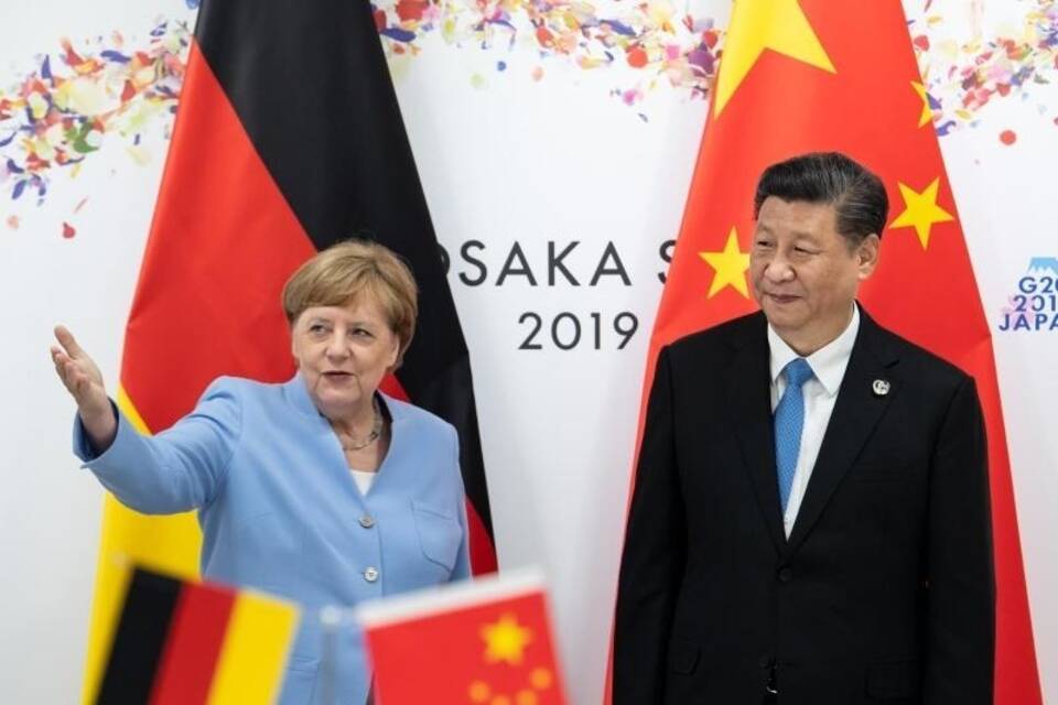 Merkel und Xi