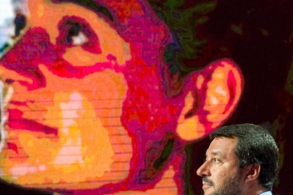 Salvini und Rackete Salvini und Rackete