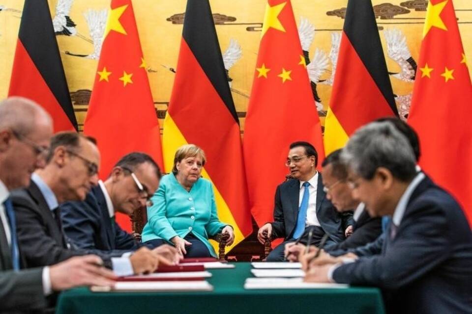 Bundeskanzlerin Merkel in China