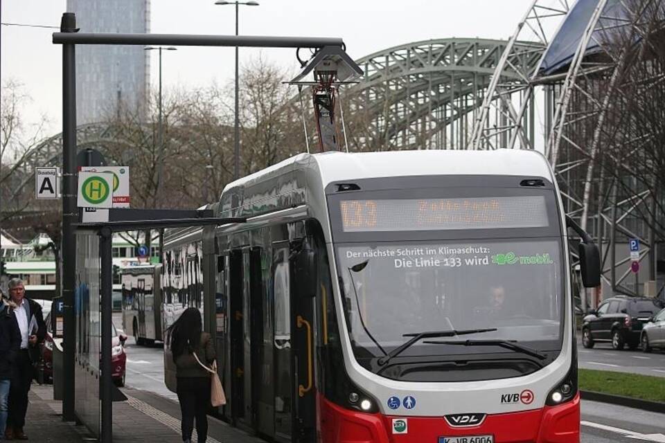 Elektrobus in Köln