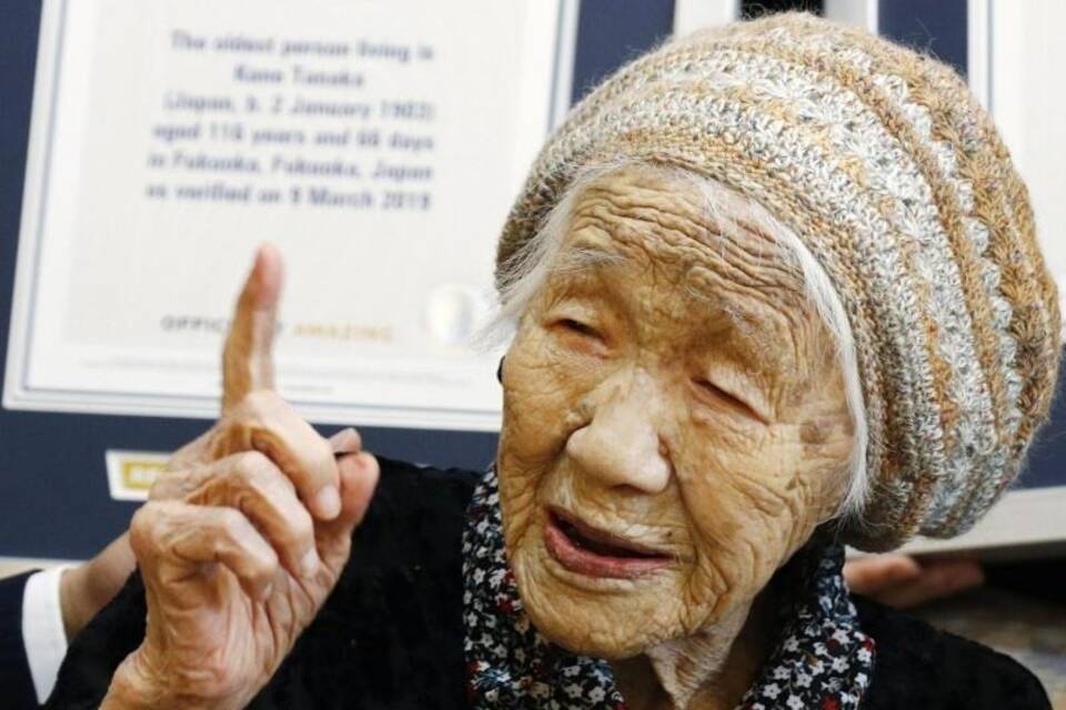 Japanische Seniorin Japanische Seniorin