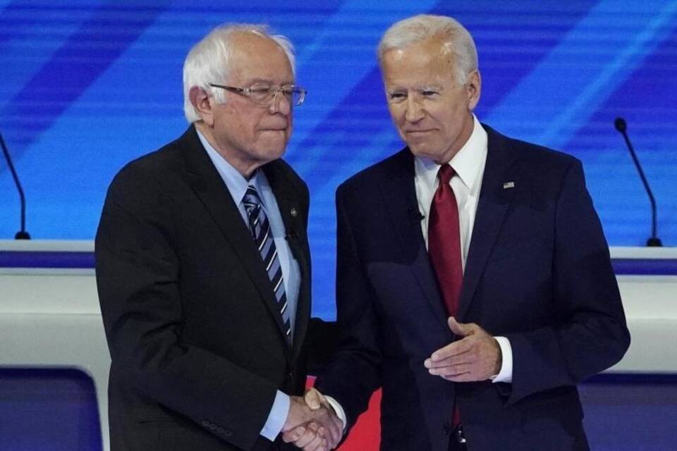 Sanders und Biden