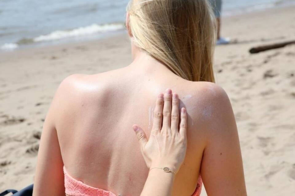 Sonnenbrandgefahr durch UV-Strahlung