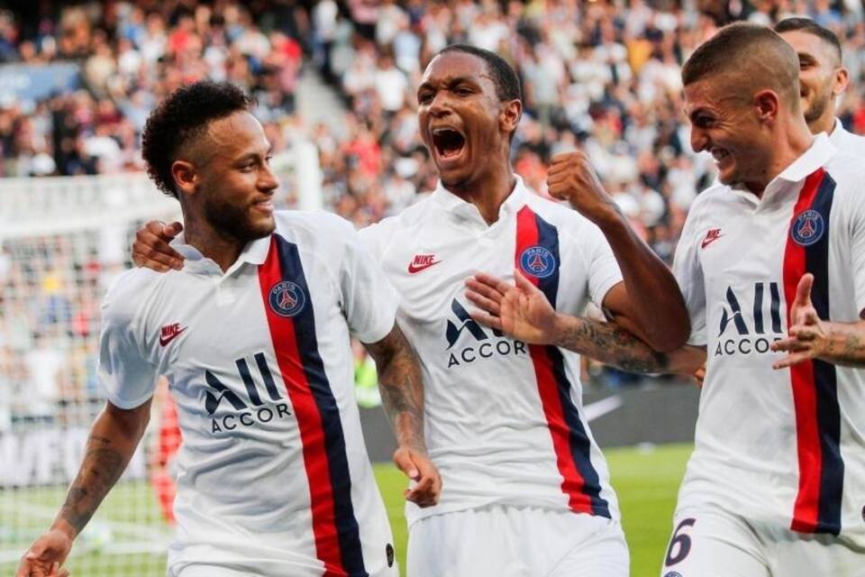 Neymar mit dem Siegtor Neymar mit dem Siegtor