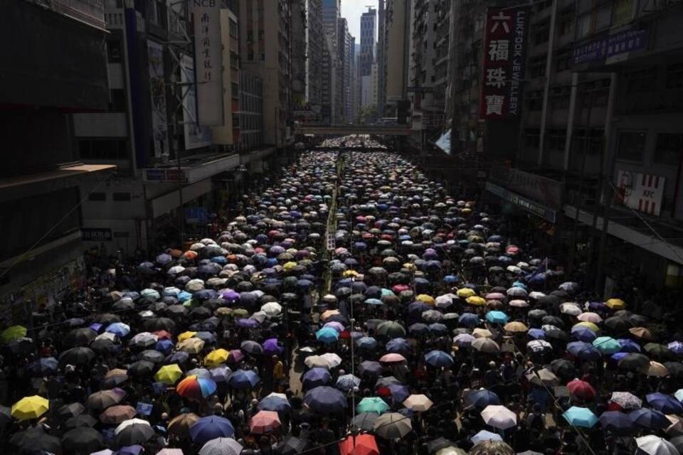 Proteste in Hongkong Proteste in Hongkong