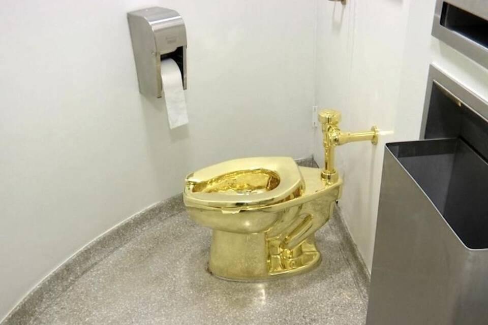 Klo aus Gold gestohlen