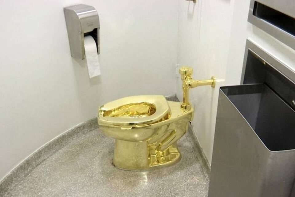 Klo aus Gold Klo aus Gold