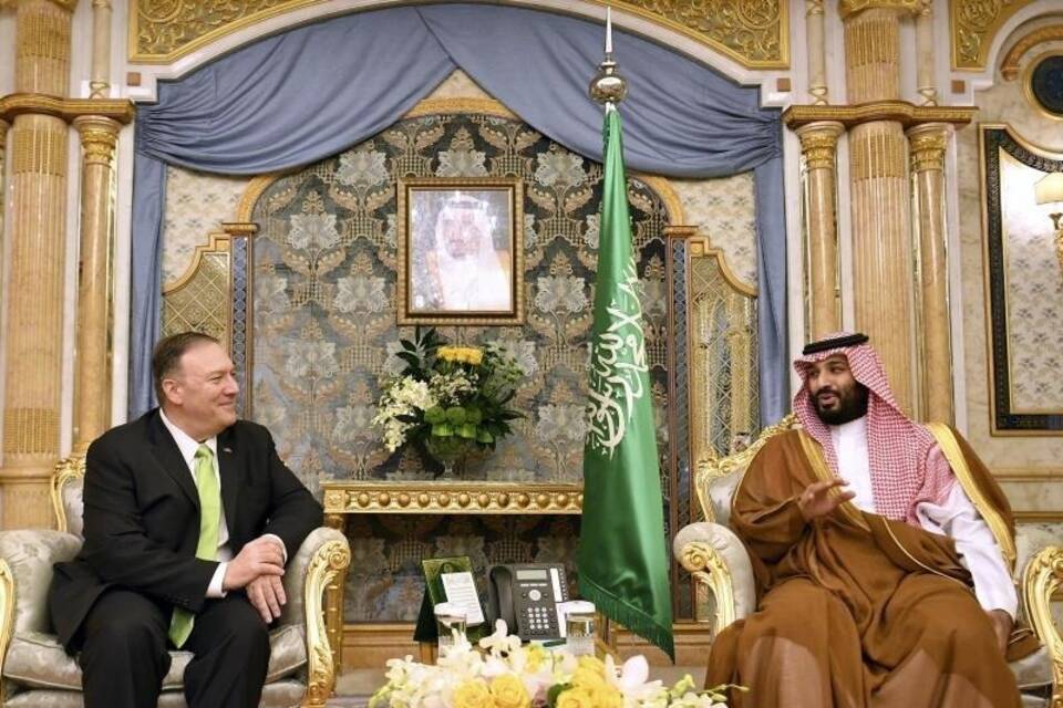Pompeo trifft saudischen Kronprinzen Pompeo trifft saudischen Kronprinzen
