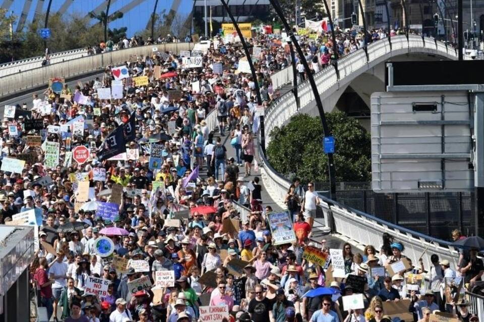 Klimastreik in Brisbane