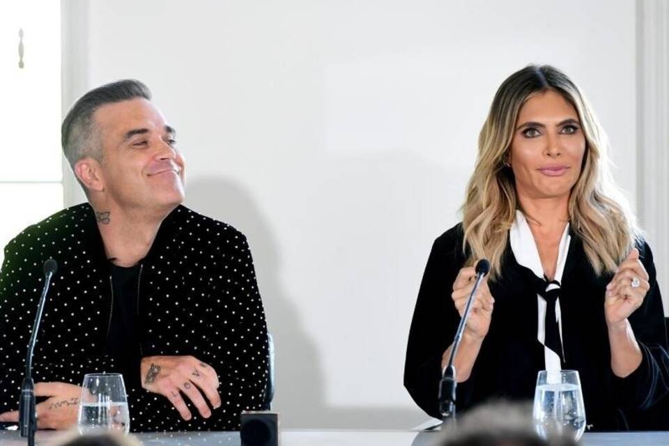 Ayda Field und Robbie Williams