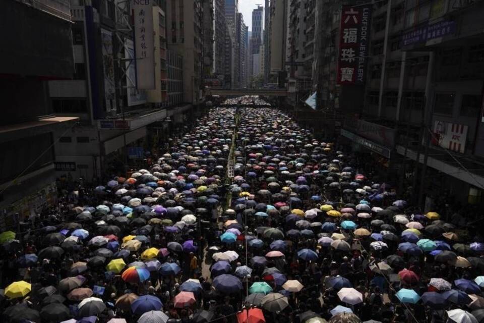 Proteste in Hongkong Proteste in Hongkong