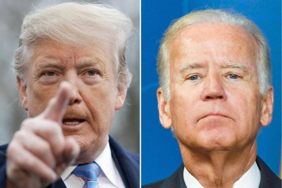 Donald Trump und Joe Biden Donald Trump und Joe Biden