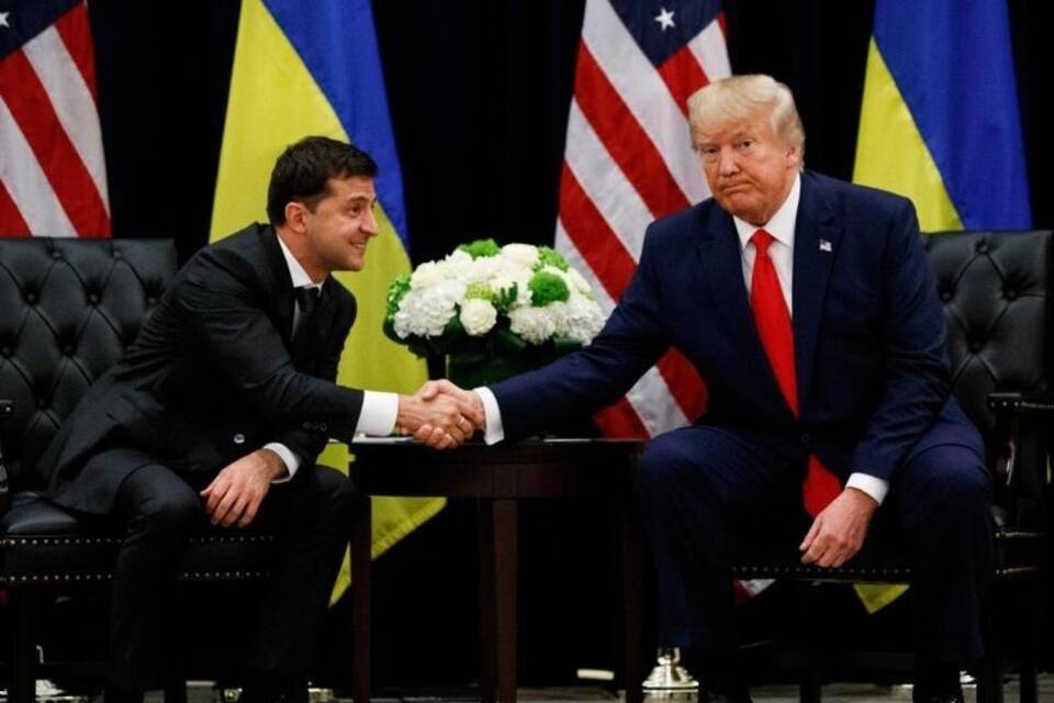 Wolodymyr Selenskyj und Donald Trump Wolodymyr Selenskyj und Donald Trump