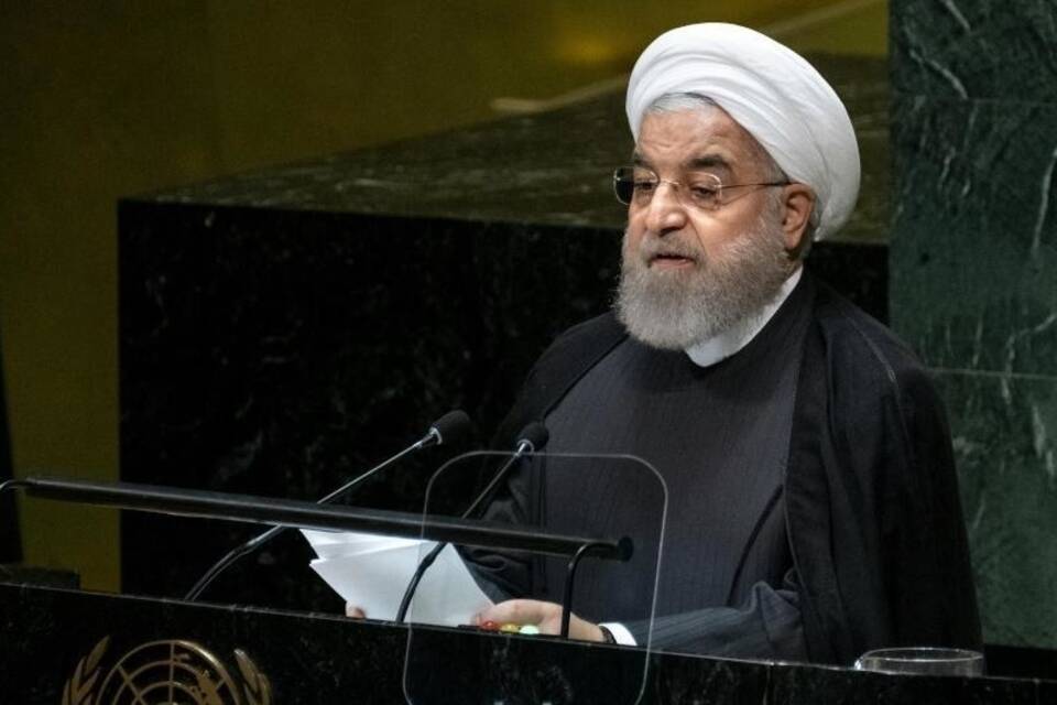 Irans Präsident Ruhani spricht vor UN-Vollversammlung