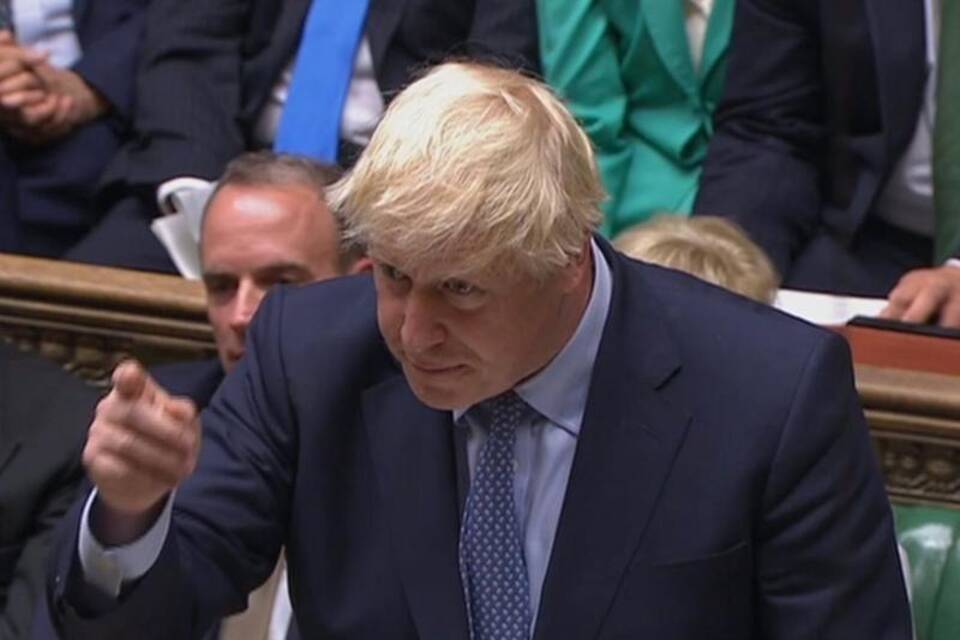 Boris Johnson im Unterhaus