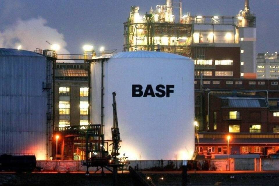 BASF Werksgelände in Ludwigshafen